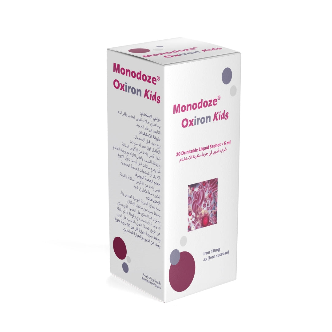 Monodoze Oxiron Kids 5ml×20 Drinkable Liquid Sachet/Box